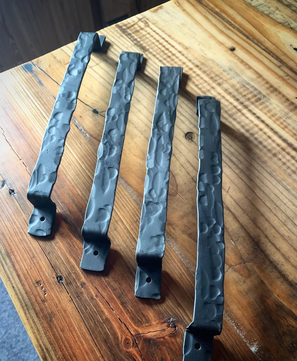Metal_Work_Hammered_Steel_Handles Enterprise Wood Products