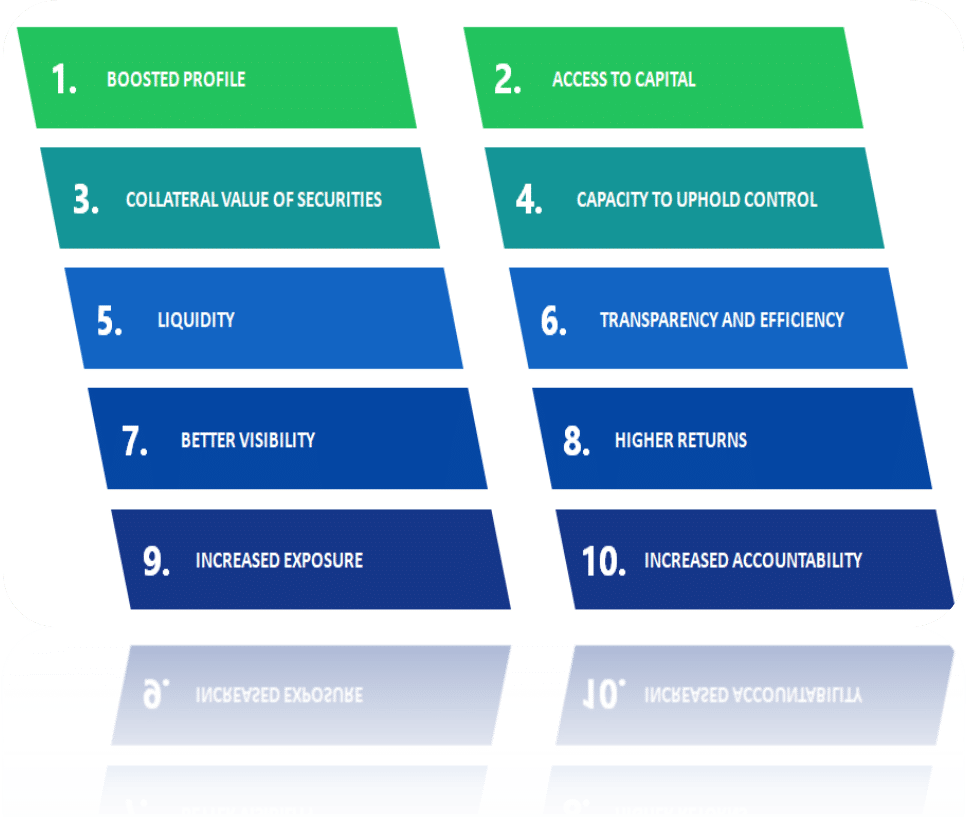 Explaining Benefits of Listing Company on the Stock ExchangeEnterslice