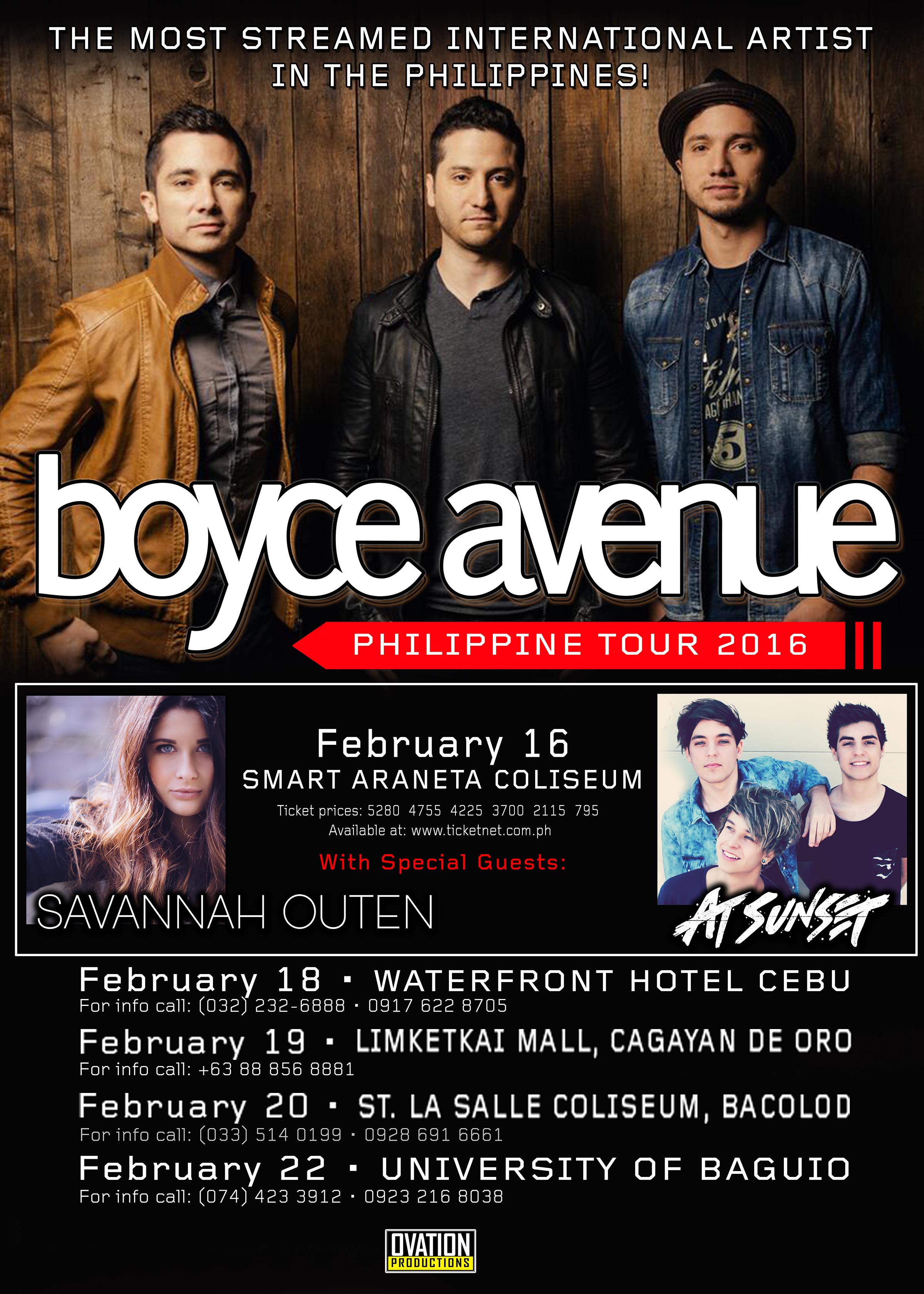 Boyce Avenue coming in February for 5City Philippine tour Inquirer