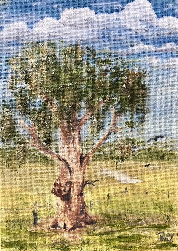Fleurieu Farm Miniature Enthralling Art by Desley