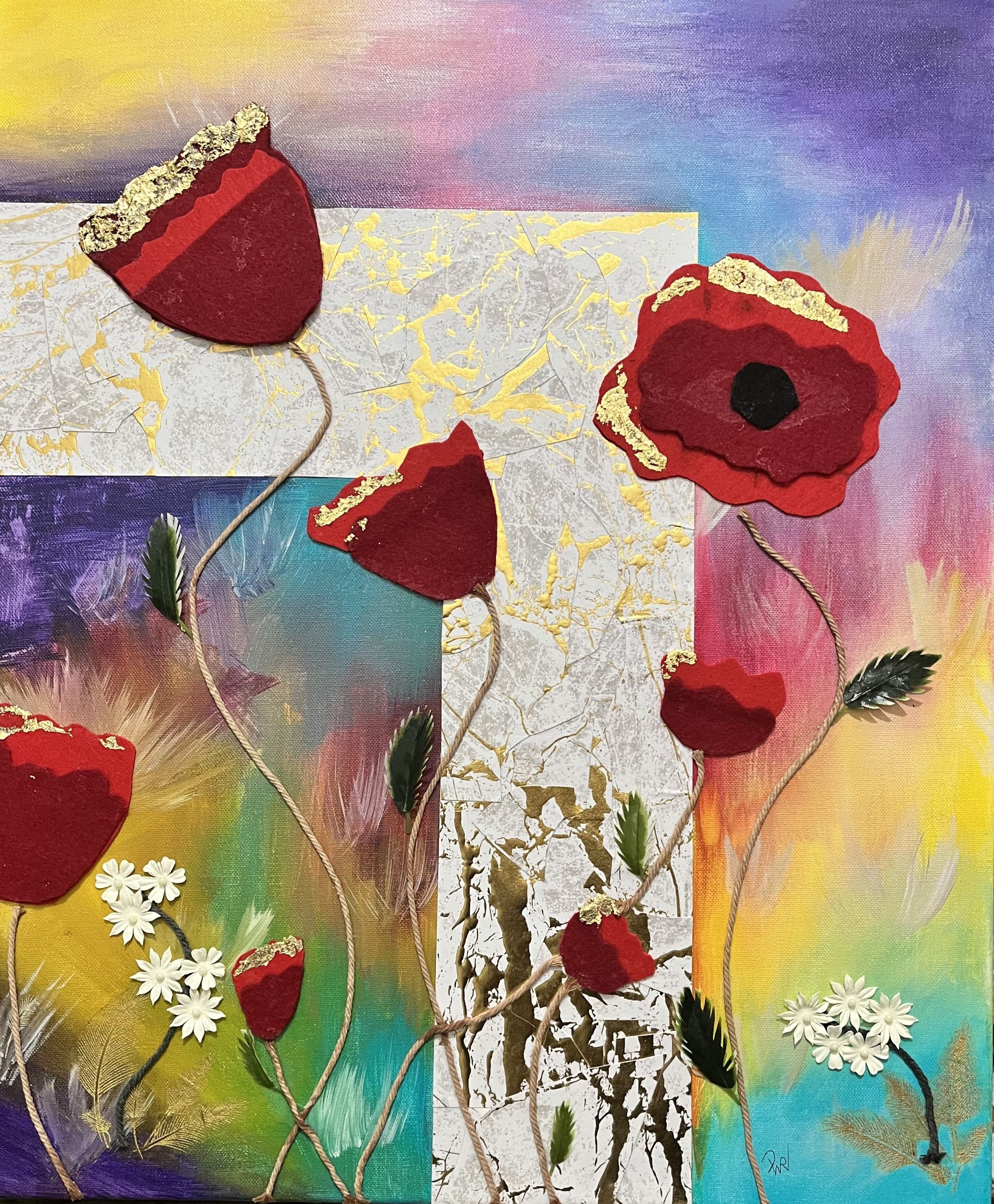 Poppies Enthralling Art by Desley