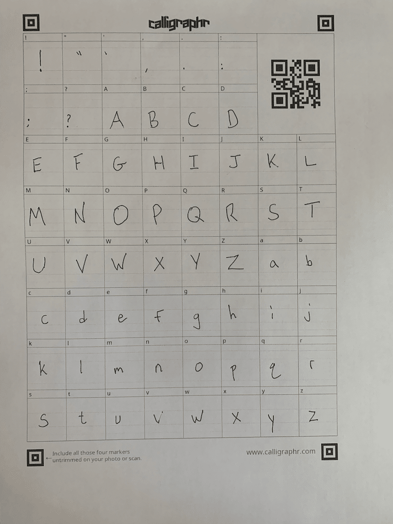 Quickly Turn Your Own Handwriting into a Font for Free