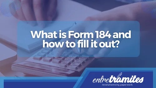 Form 184 (Modelo 184): how to fill it out? | Entre Trámites