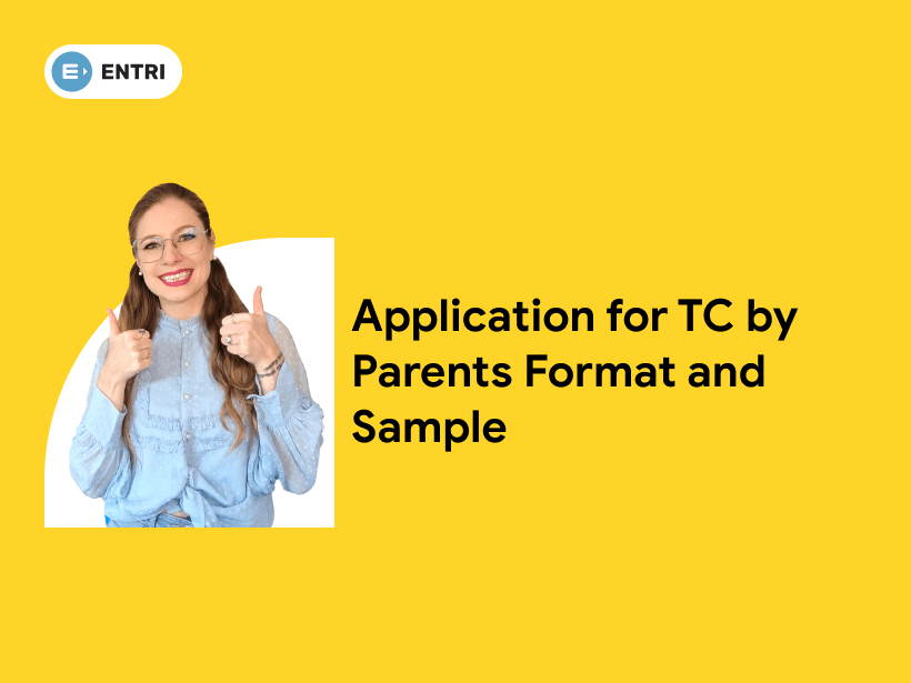 Application for TC by Parents Format and Sample Entri Blog