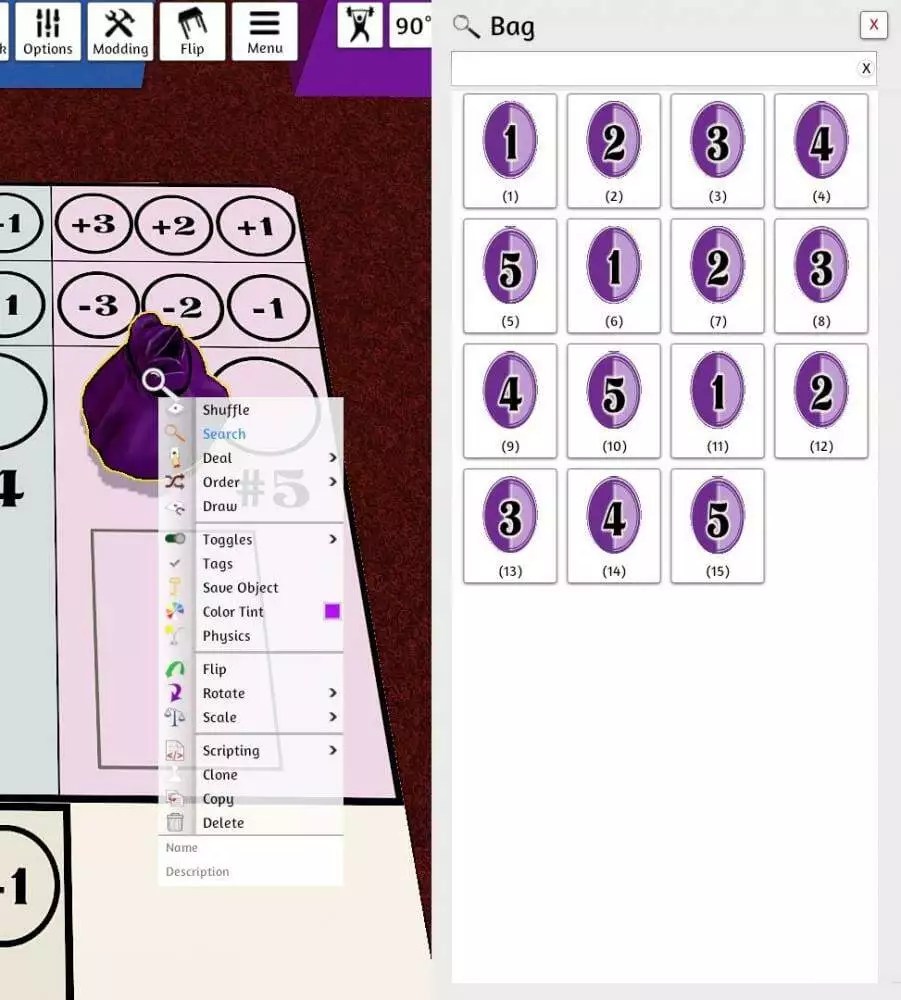 Tabletop Simulator 105 navigating, keyboard shortcuts, and saving time