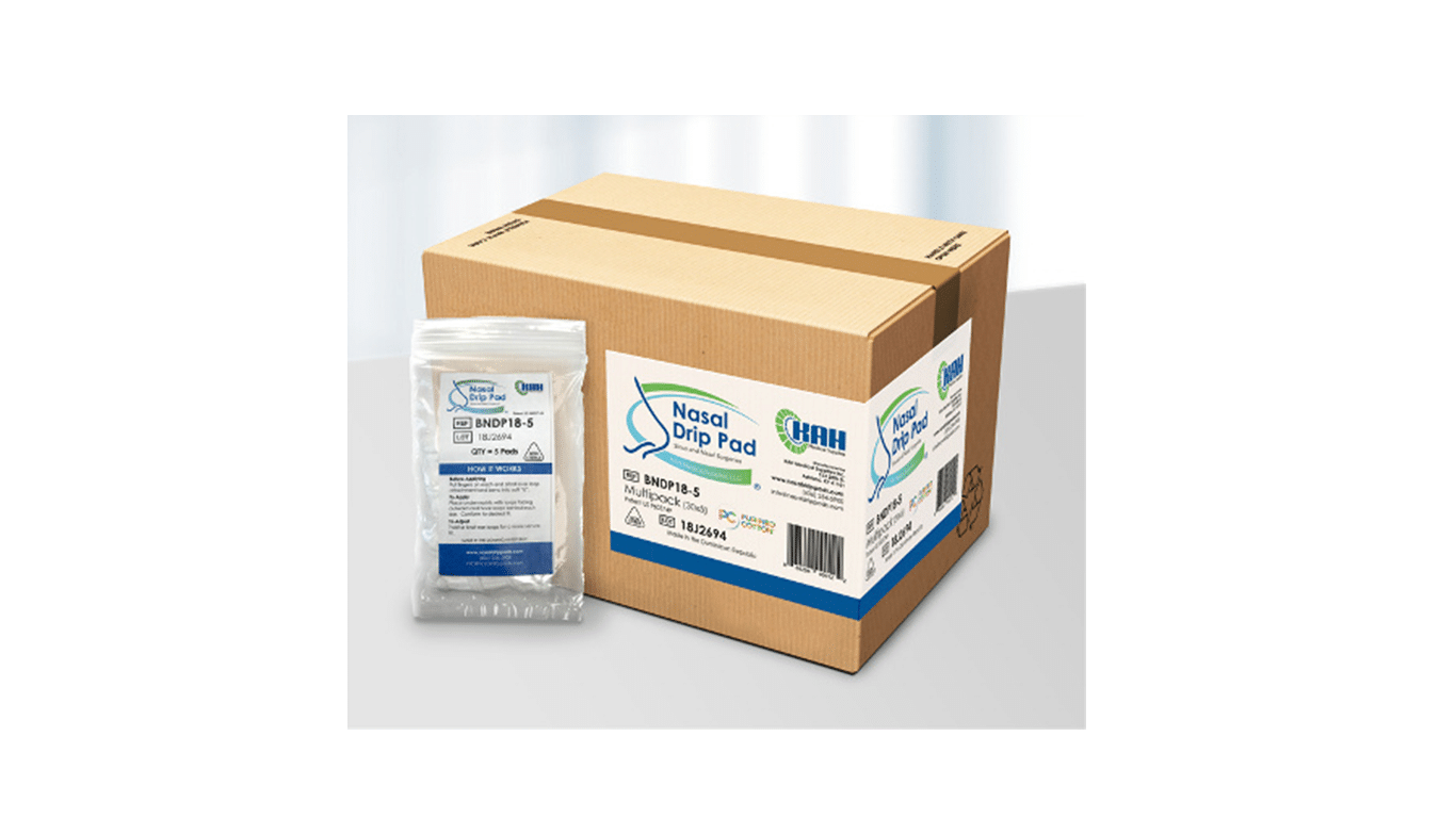 Nasal Drip Pads Braided (5 Per PK/20 PK Per Case) ENT Supplies