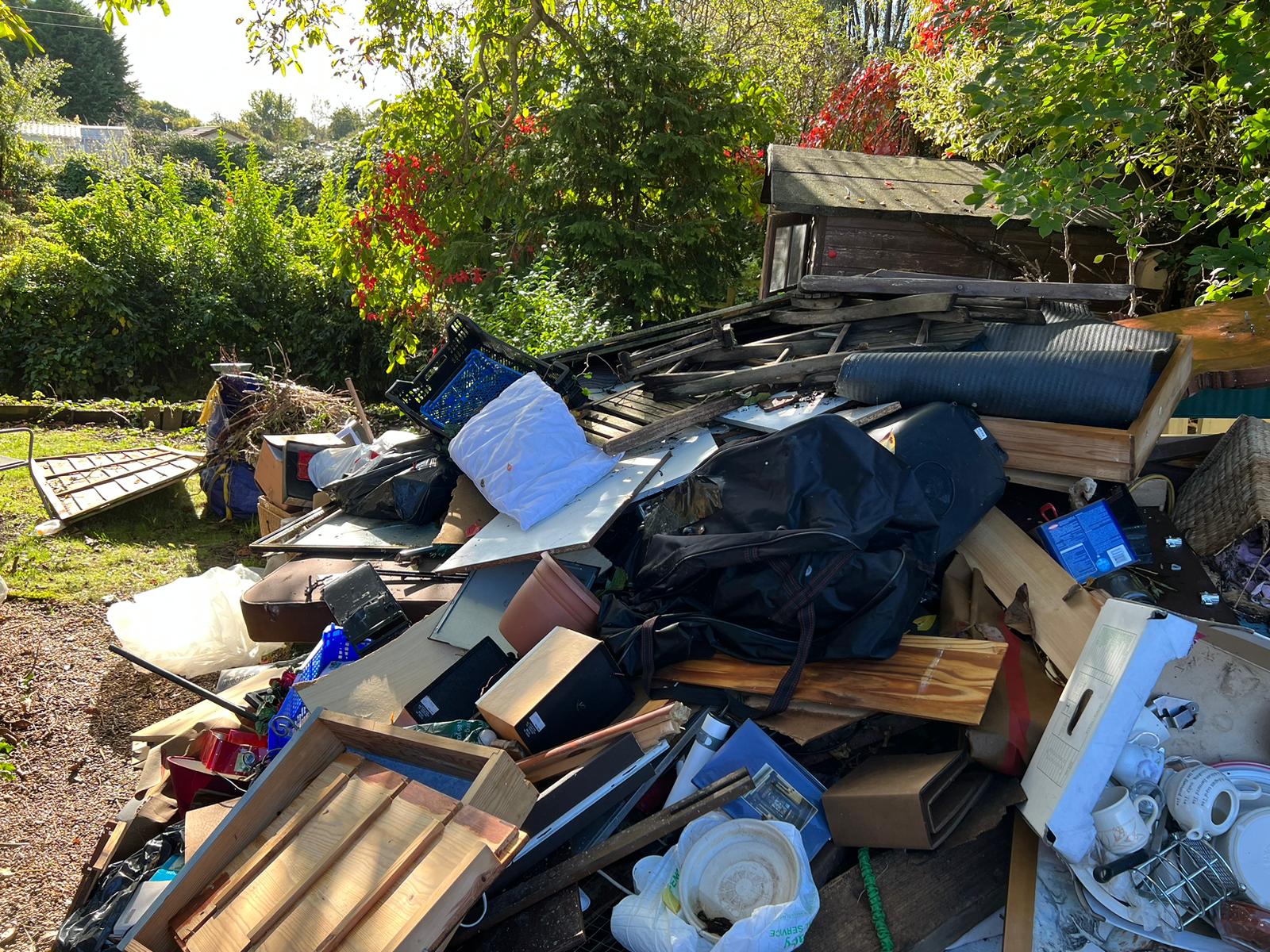 Garden Waste Removal by EnviRecycle Ltd in London and Surrey