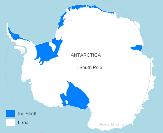 Map of Antarctica World Maps