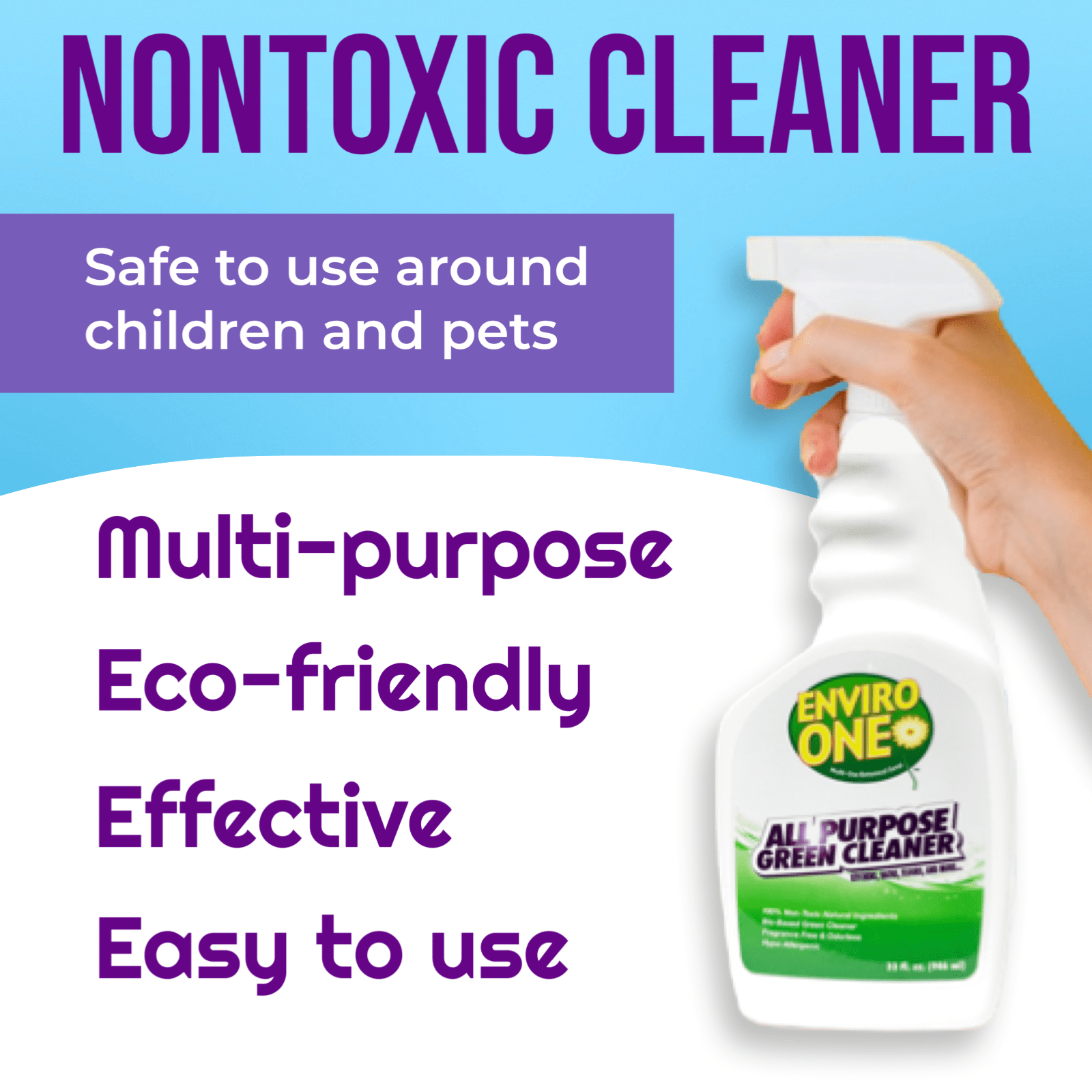EnviroOne AllPurpose Green Cleaner; Your EcoFriendly Cleaning