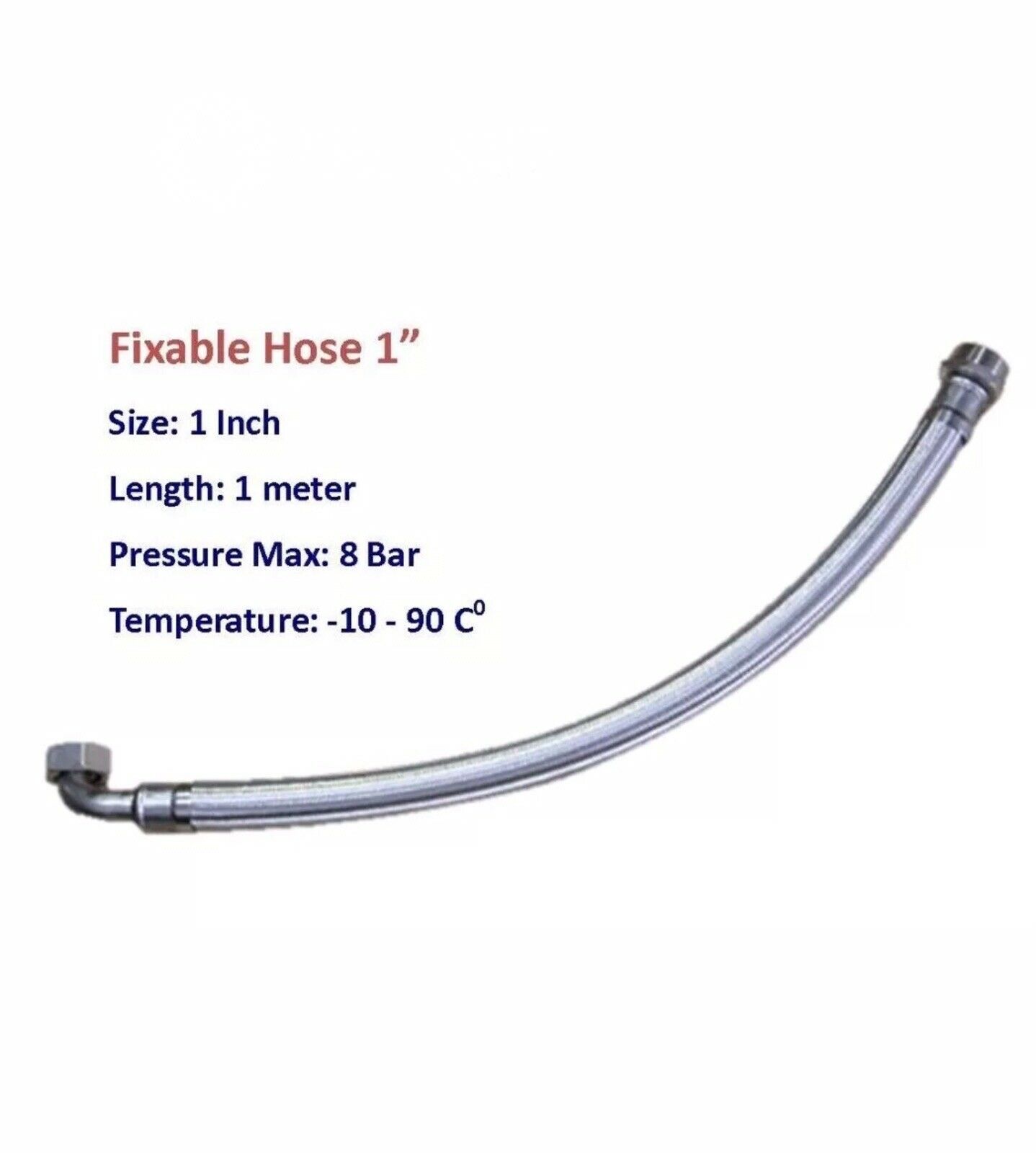 1 Inch Flexible Stainless Steel Hose for Pressure Tank Enviro Aqua