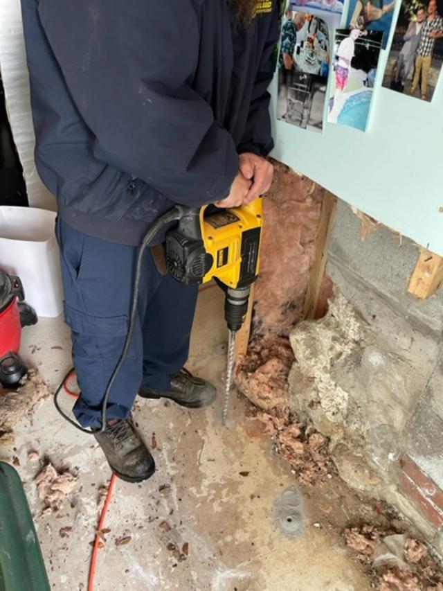Drilling for termites Envirocare Pest Control