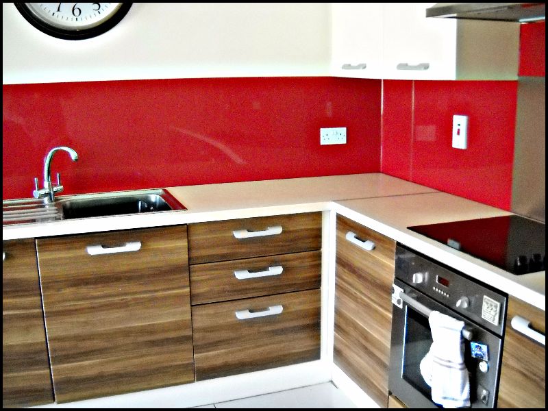 Colour PVC Kitchen walls. Enviroclad Hygienic PVC cladding, panels