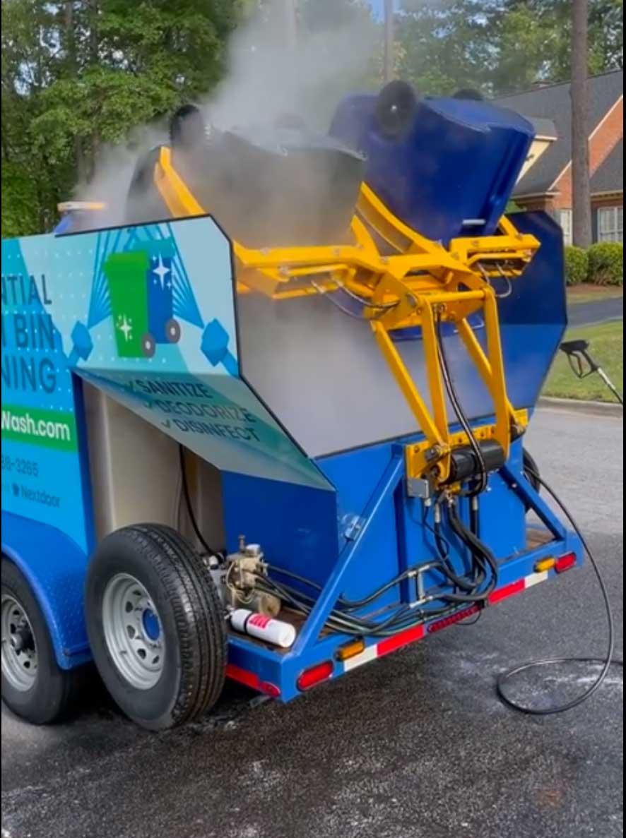 EnviroCleaned Trash Bin Cleaning in Pitt County & Greenville, NC