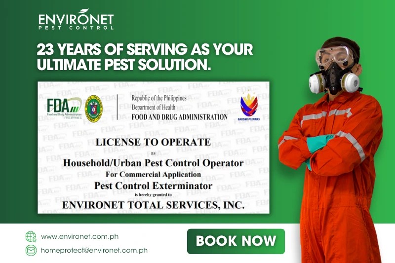 FDA License to Operate in the Philippines Pest Control