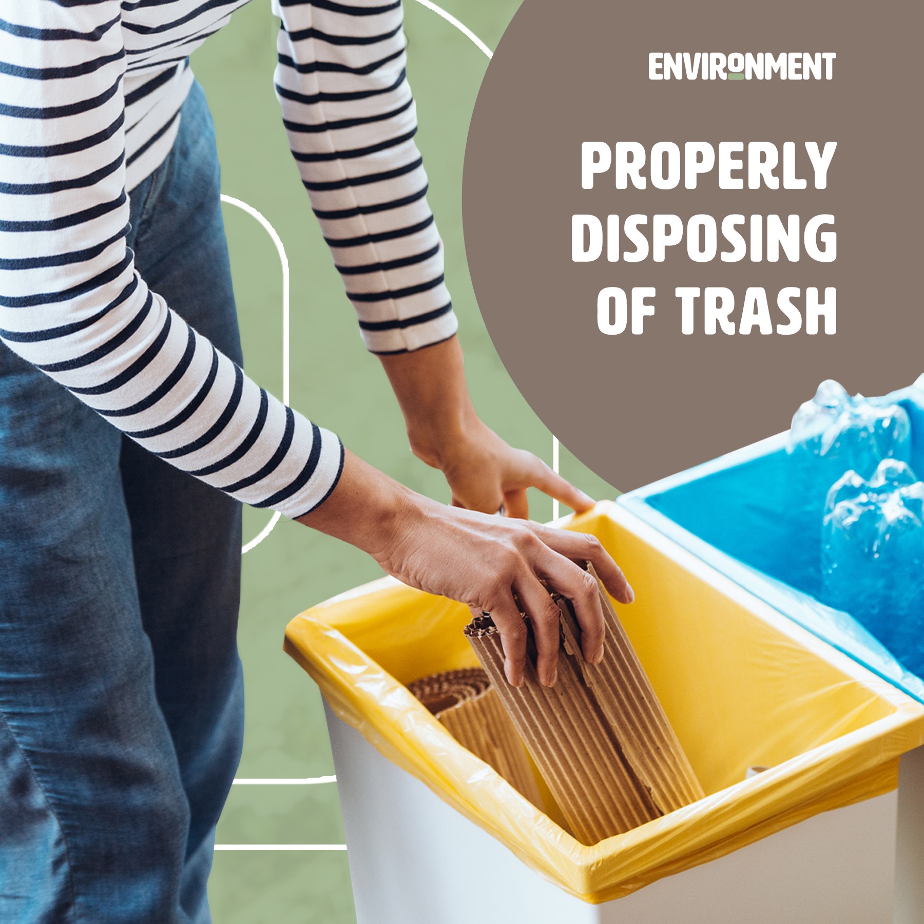 Properly Disposing of Trash - Environment Co
