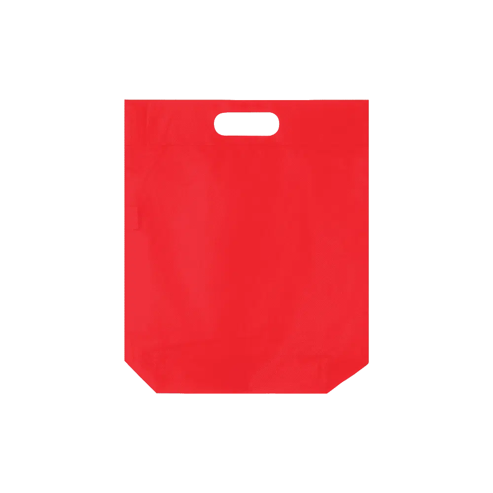 Large NonWoven Die Cut Handle Bag 15 x 18 + 4 Enviropackaging