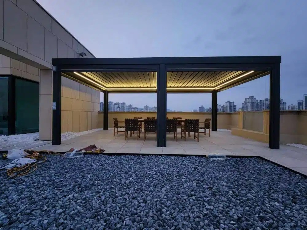 How an Aluminum Louvered Pergola Could Enhance Your Home