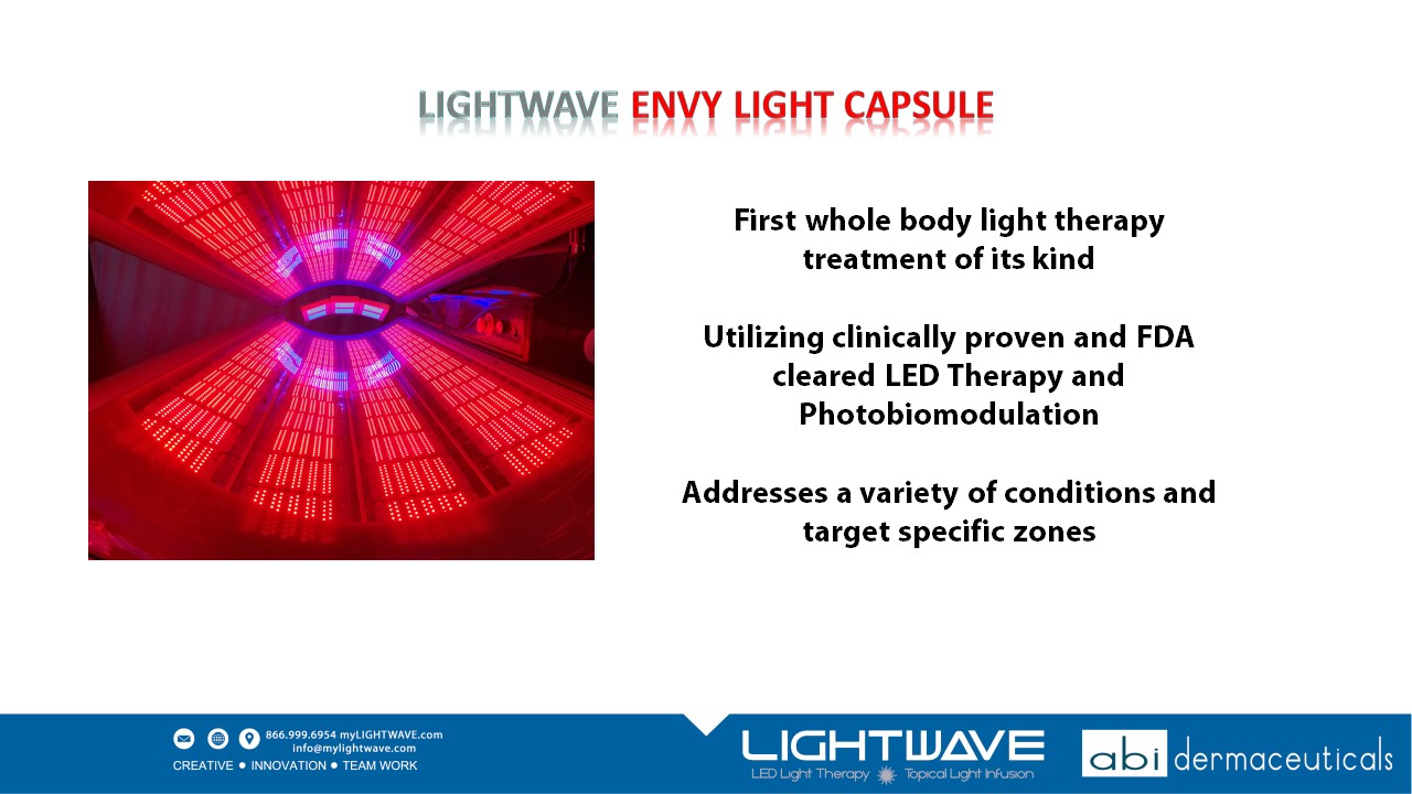 Envy Light Capsule Details Lightwave Therapy