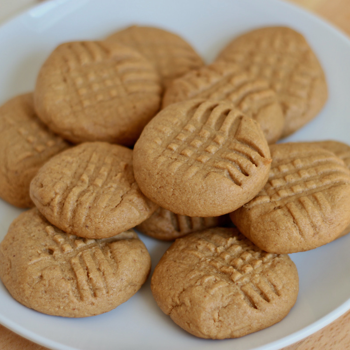 Healthy 2 Ingredient Peanut Butter Cookies (No Egg) Everyday Homemade
