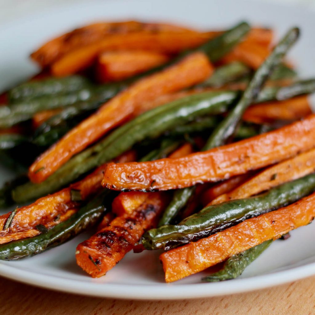 Oven Roasted Green Beans and Carrots Everyday Homemade