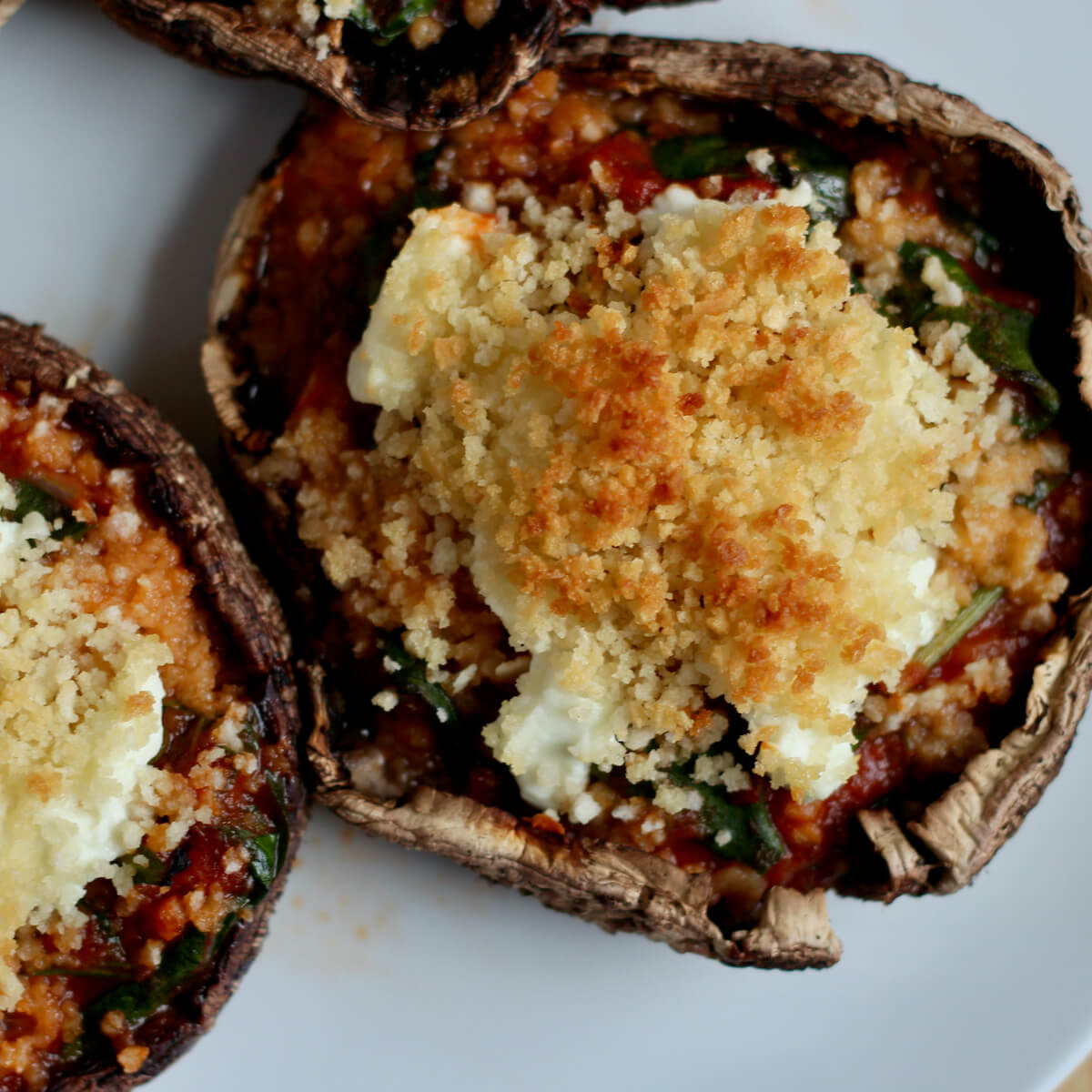 Easy Vegetarian Stuffed Portobello Mushrooms Everyday Homemade