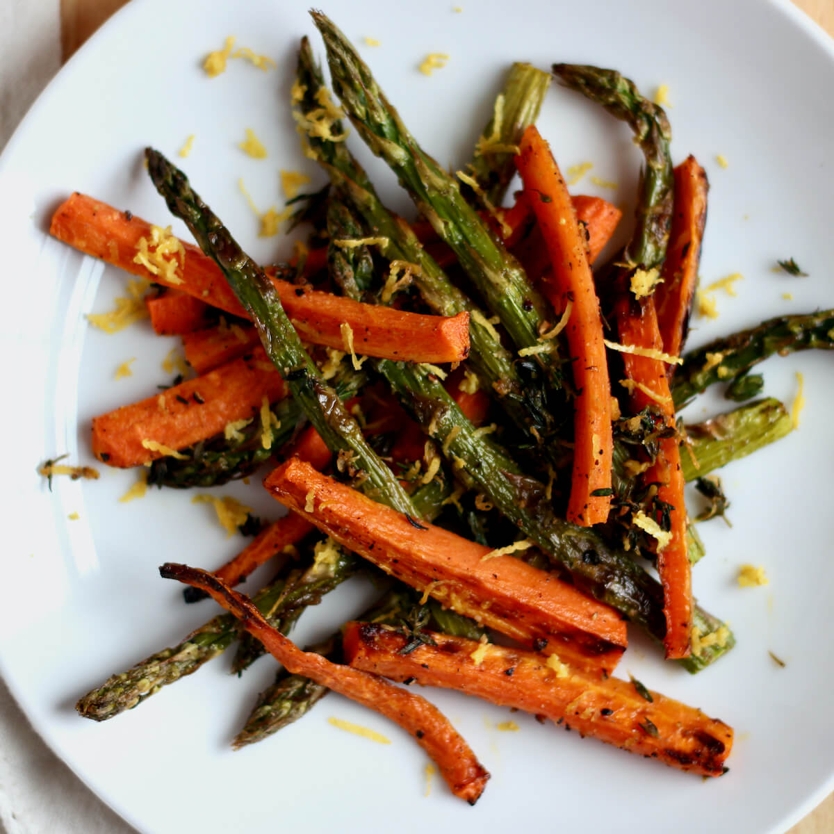 Oven Roasted Carrots and Asparagus Everyday Homemade