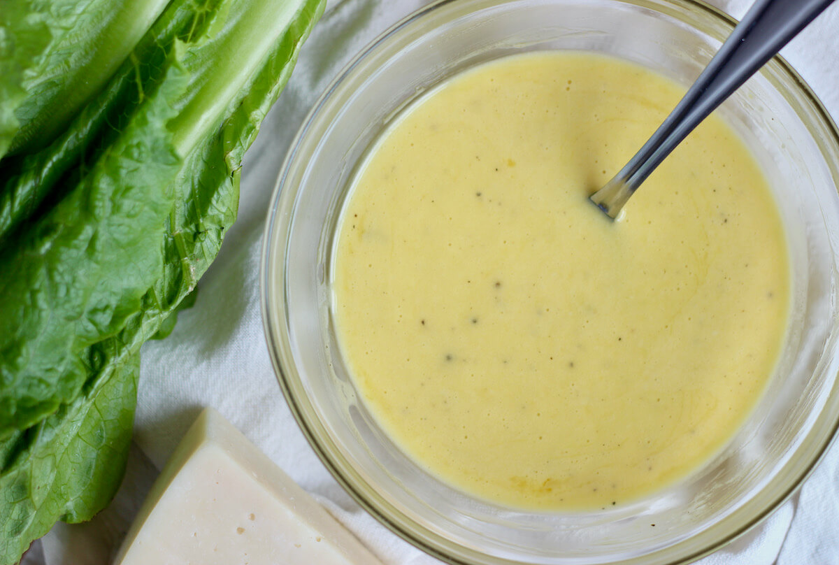 How to Make Caesar Dressing Without Anchovies Everyday Homemade