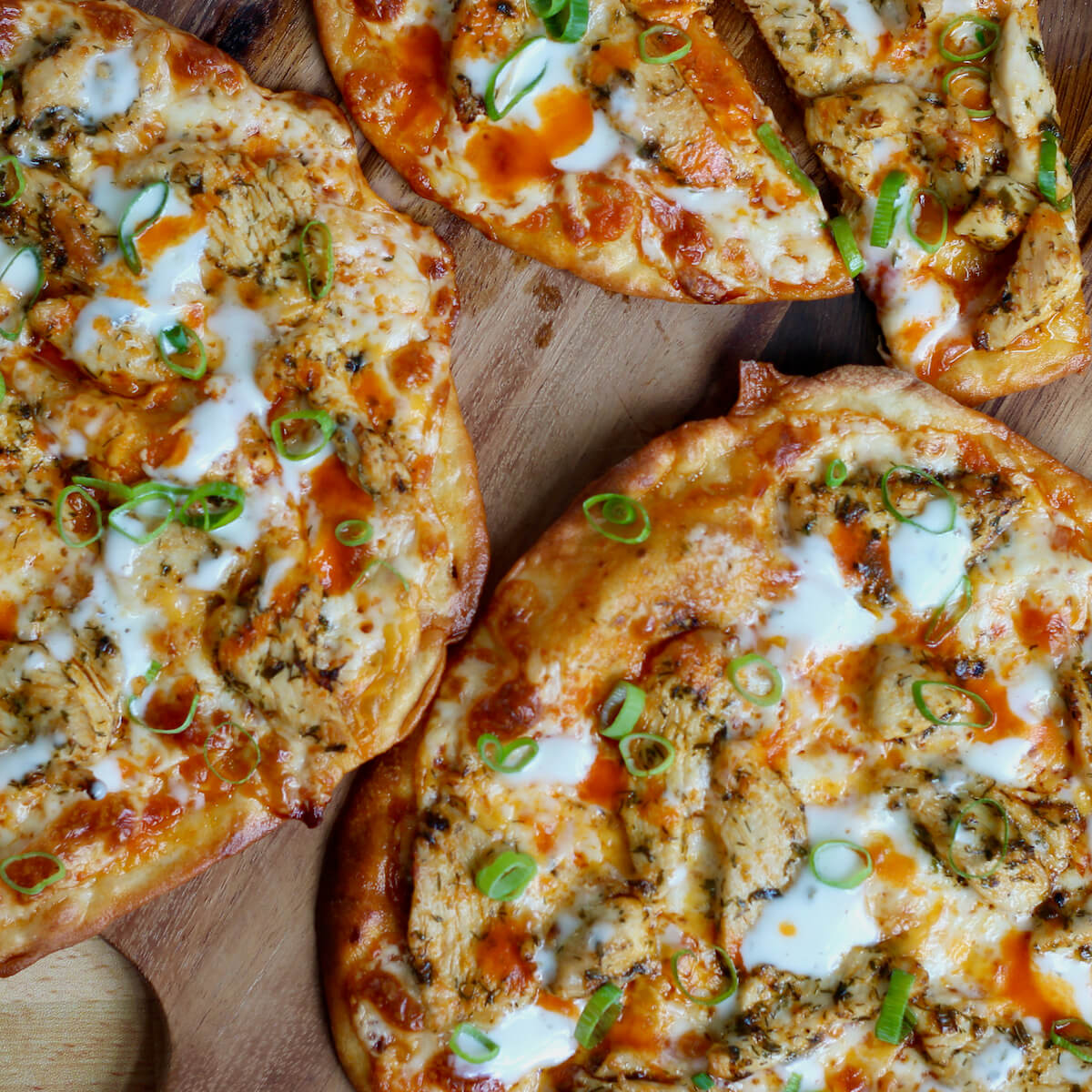 How to Make Buffalo Chicken Flatbreads Everyday Homemade
