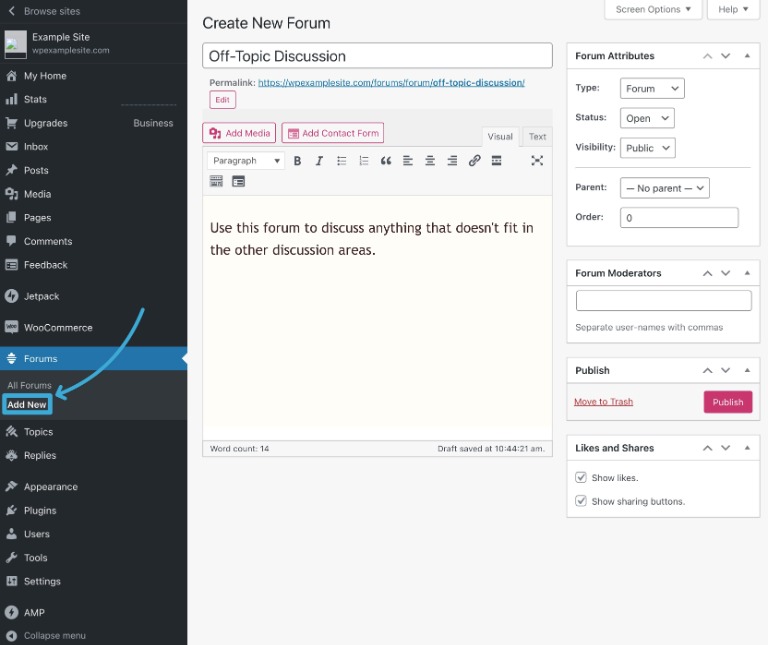 How to Build a Community Forum site With WordPress Go WordPress