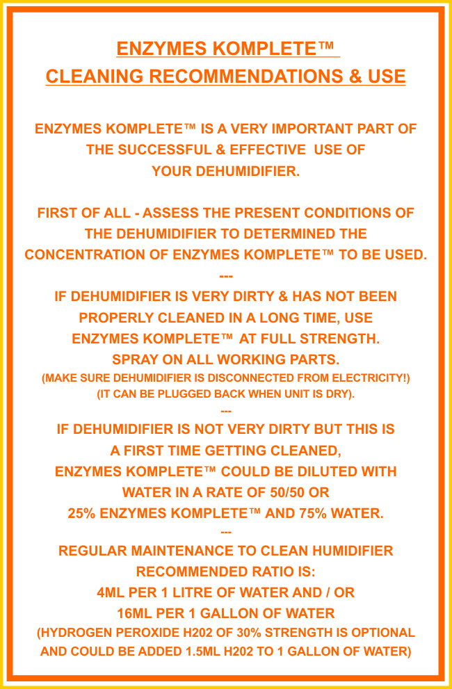 Garden Humidity Control Enzymes Komplete Natural Cleaner