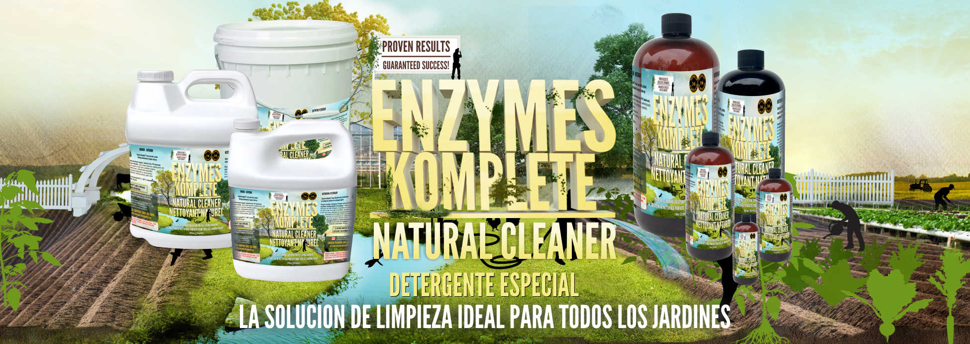 Productos Enzymes Komplete Natural Cleaner