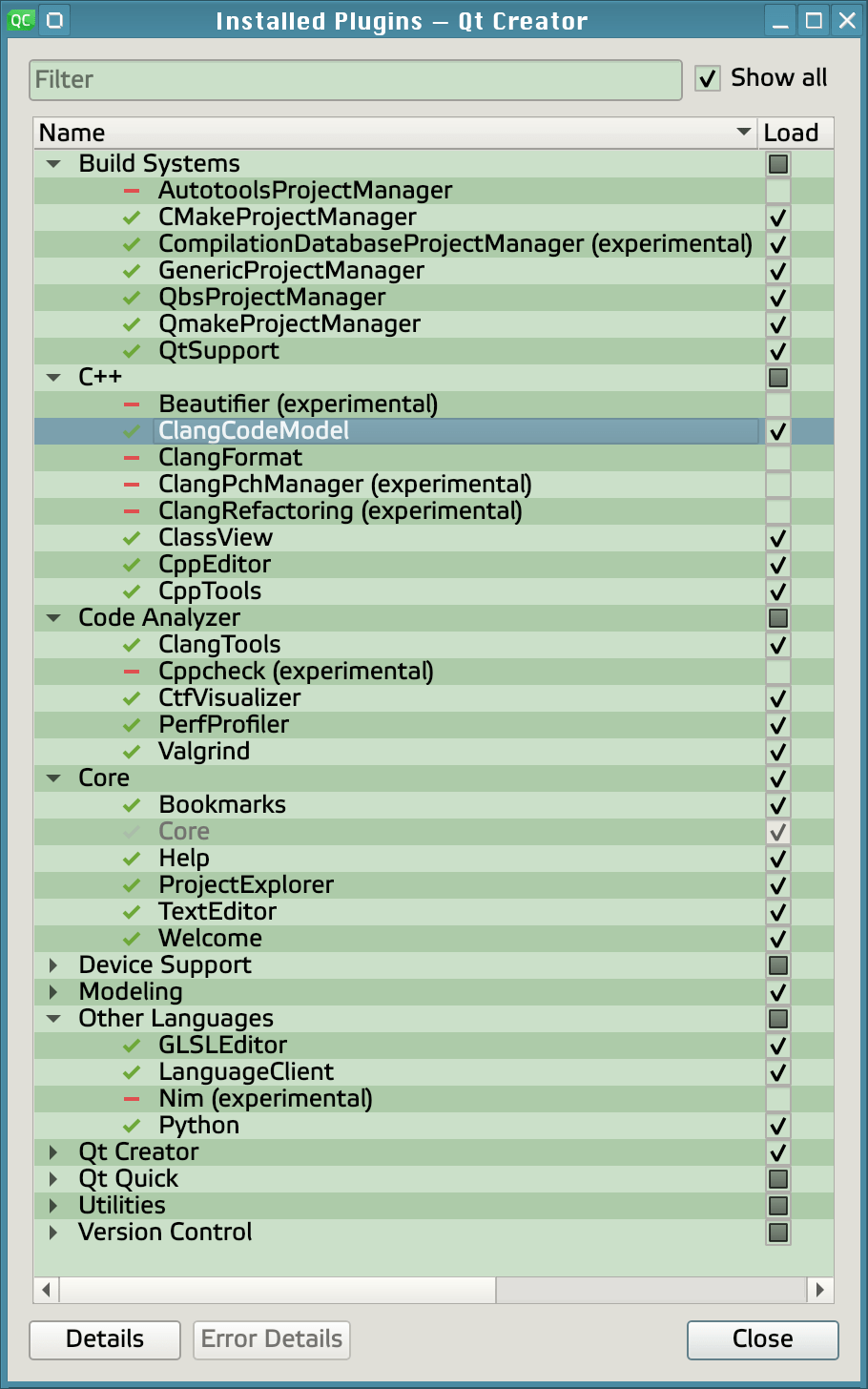 Developing on KitGTK with Qt Creator 4.12.2 Happy coding