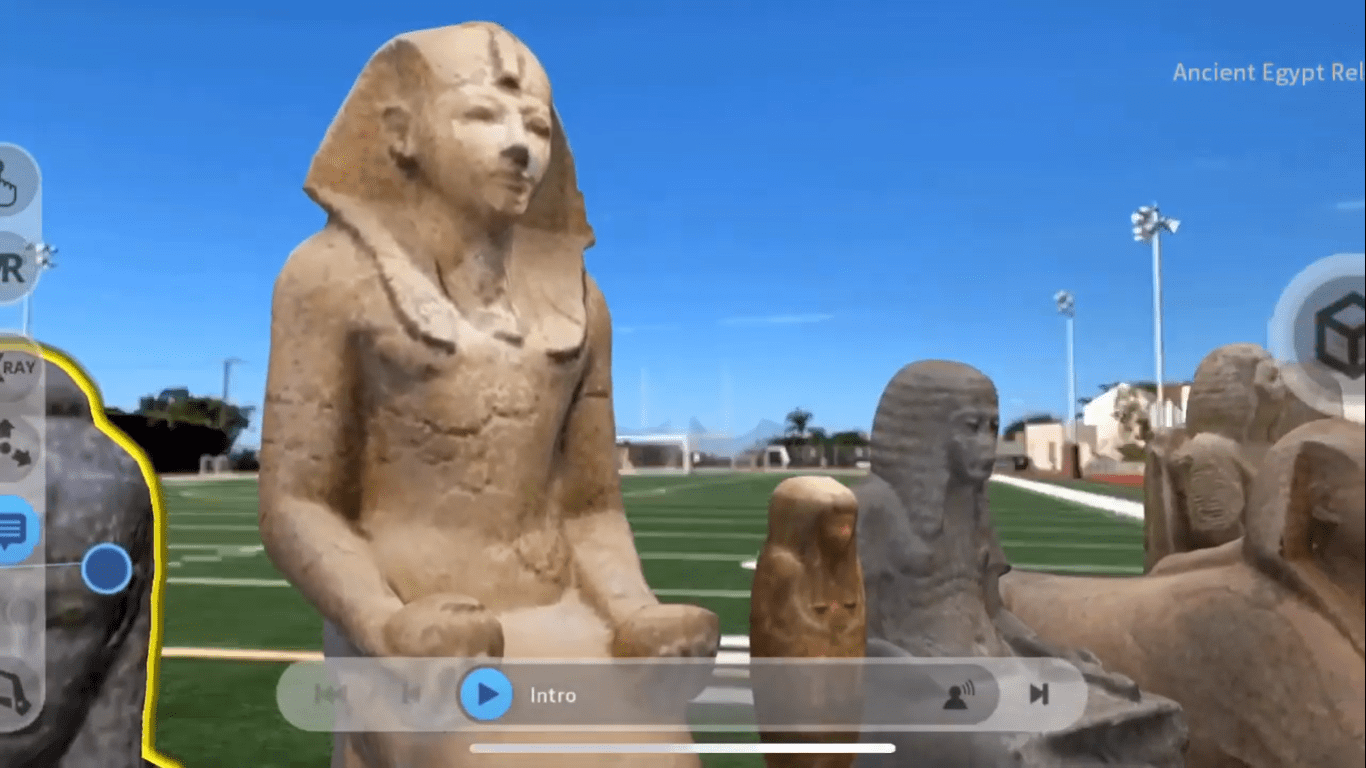 Virtual Tour of an Egyptian Museum in AR and VR EON Reality AI