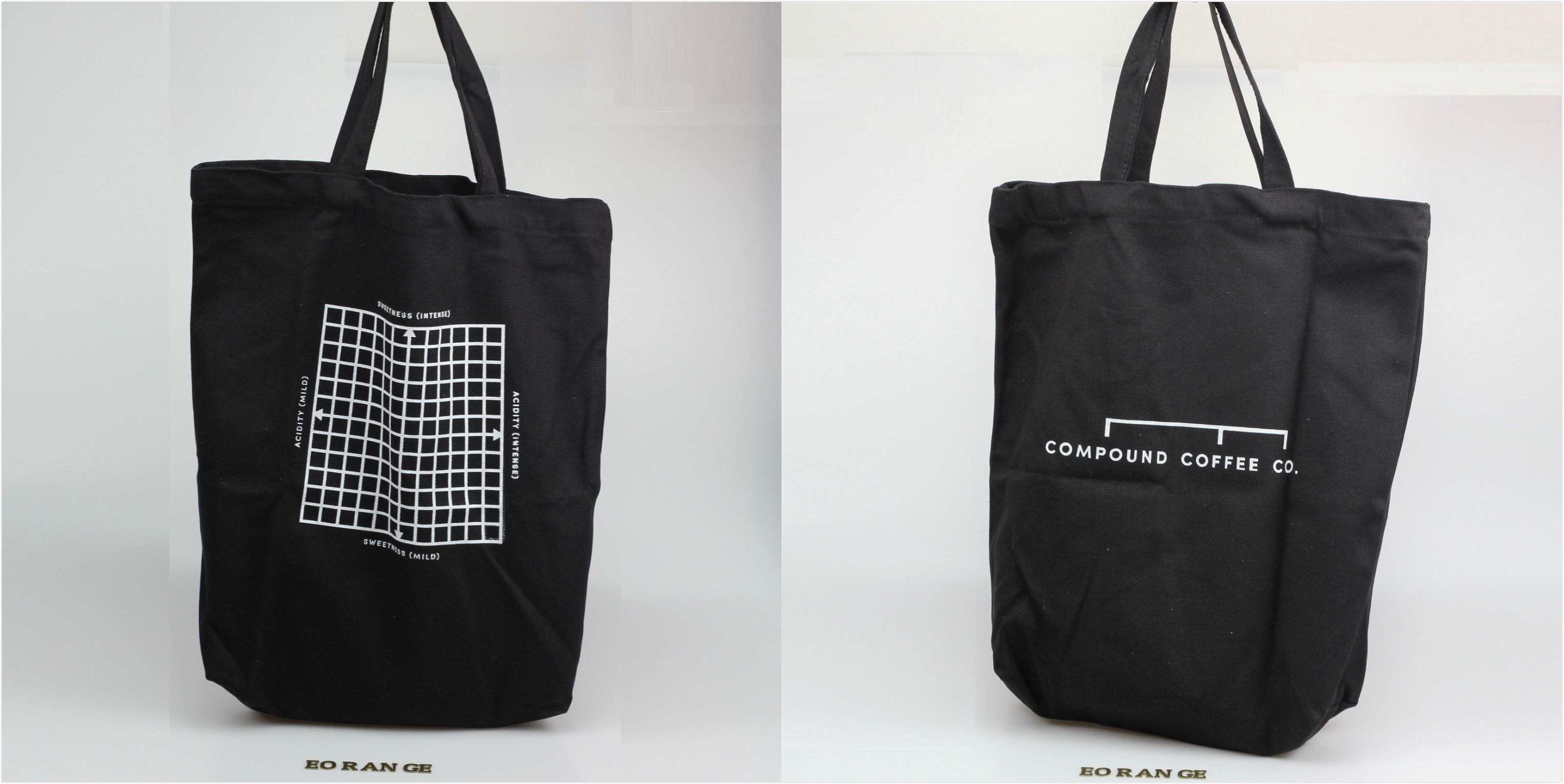 Custom Black Canvas Bag EORANGE Corporate Gift Singapore