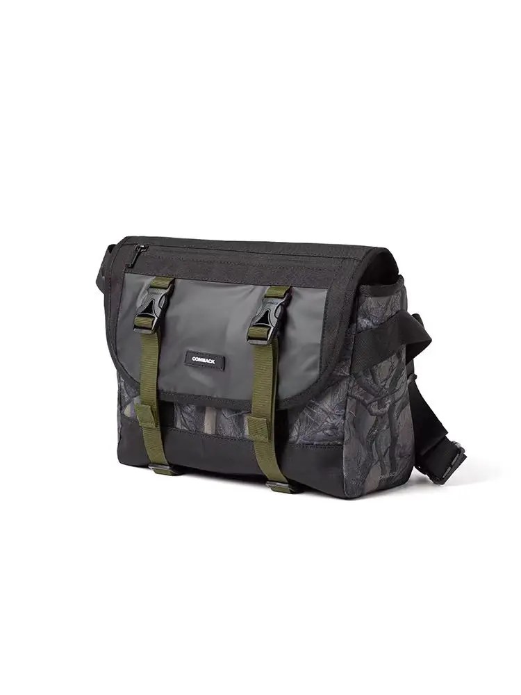 Comback 24ss Functional Camouflage messenger bag multipocket strap with