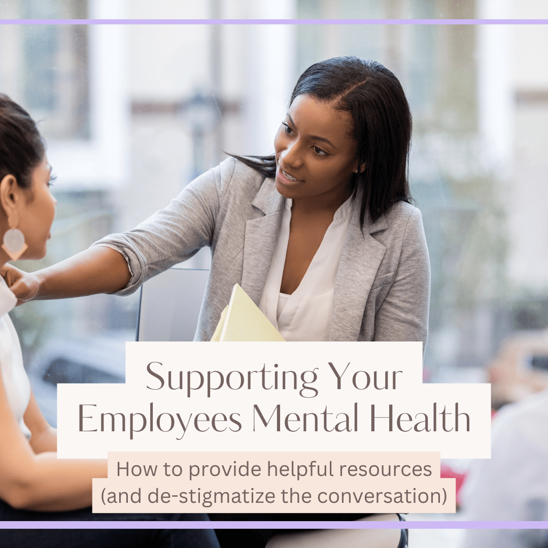 Supporting Employees Mental Health Eos Human Resources
