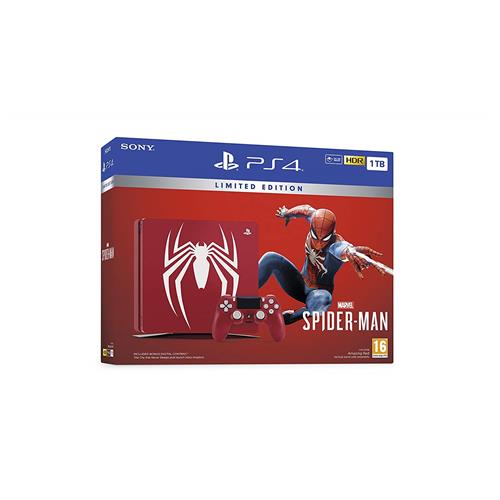 Sony PlayStation 4 Console 1TB Limited Edition Red Spider Man eoutlet.co.uk