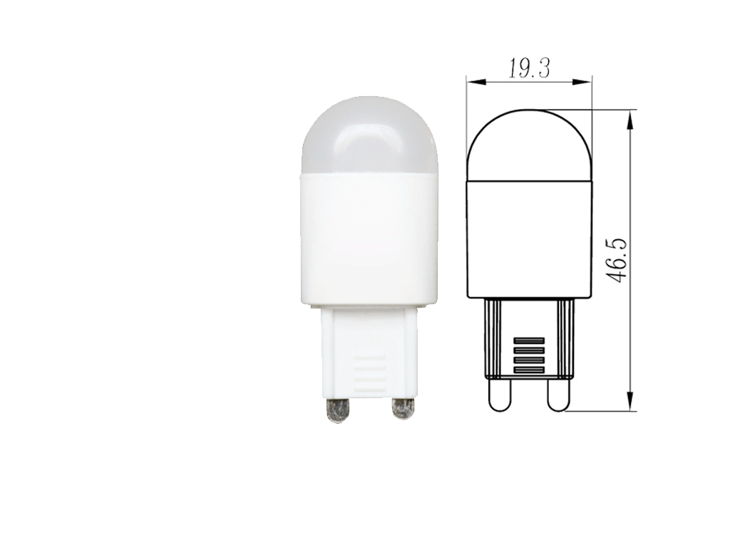 2G9LED30MV150 Foco de luz led G9 LED Ampolleta . 9 W. Solo las