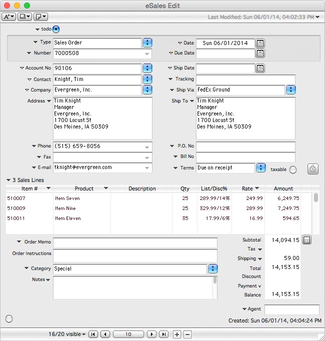 ePan Software eSales