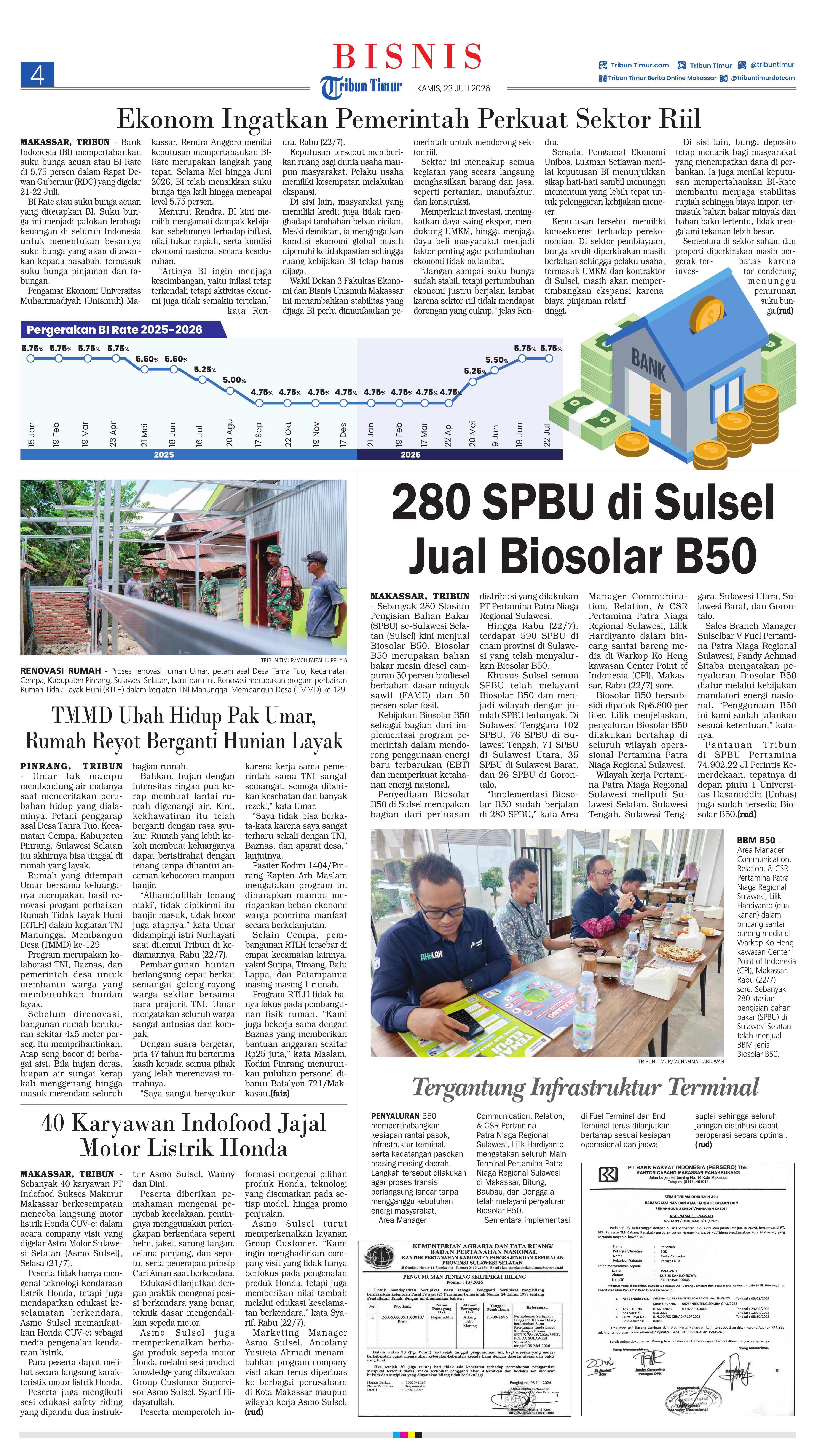 ePaper Koran Tribun Makassar Halaman 5