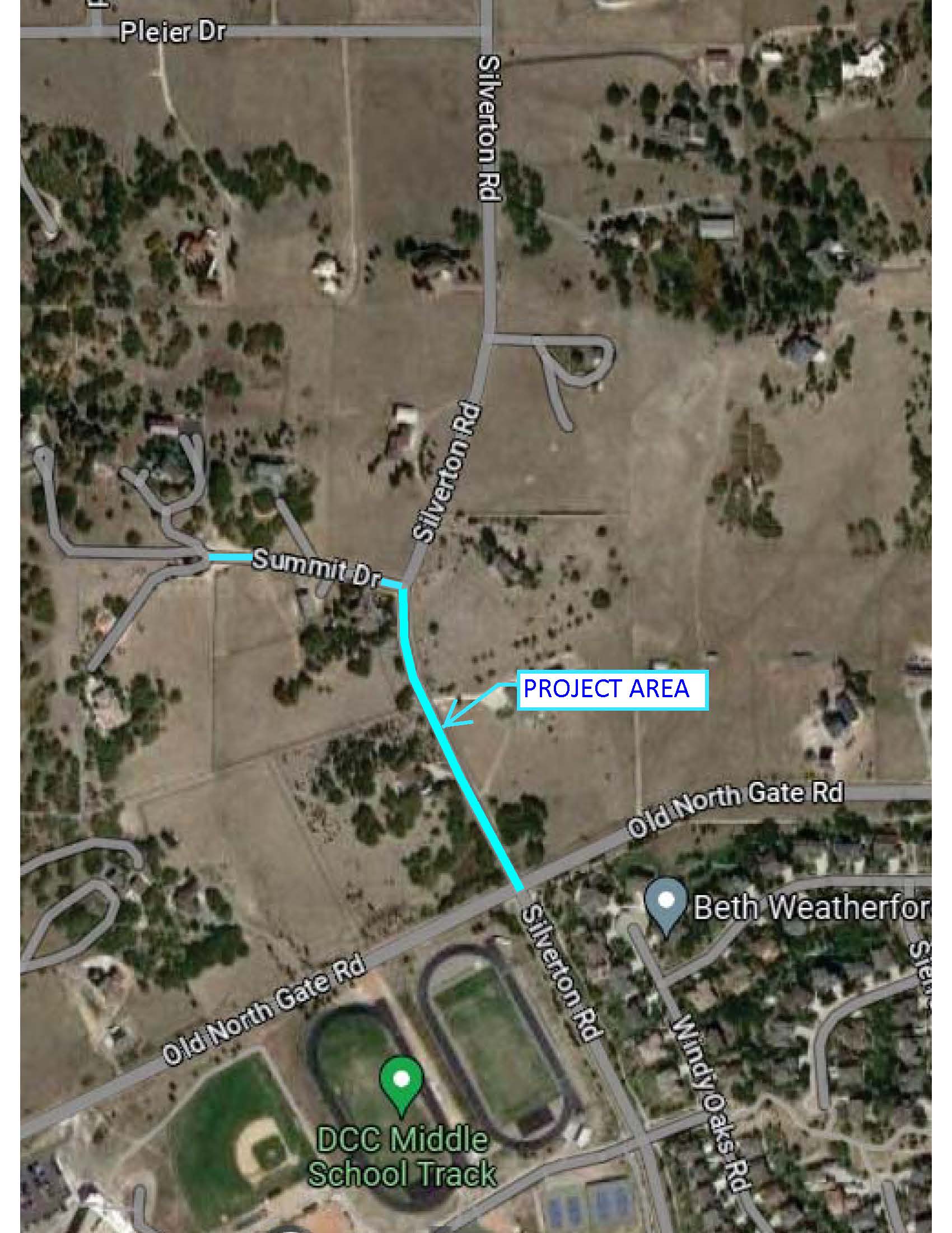 El Paso County Silverton Road Project starting on Monday, August 28