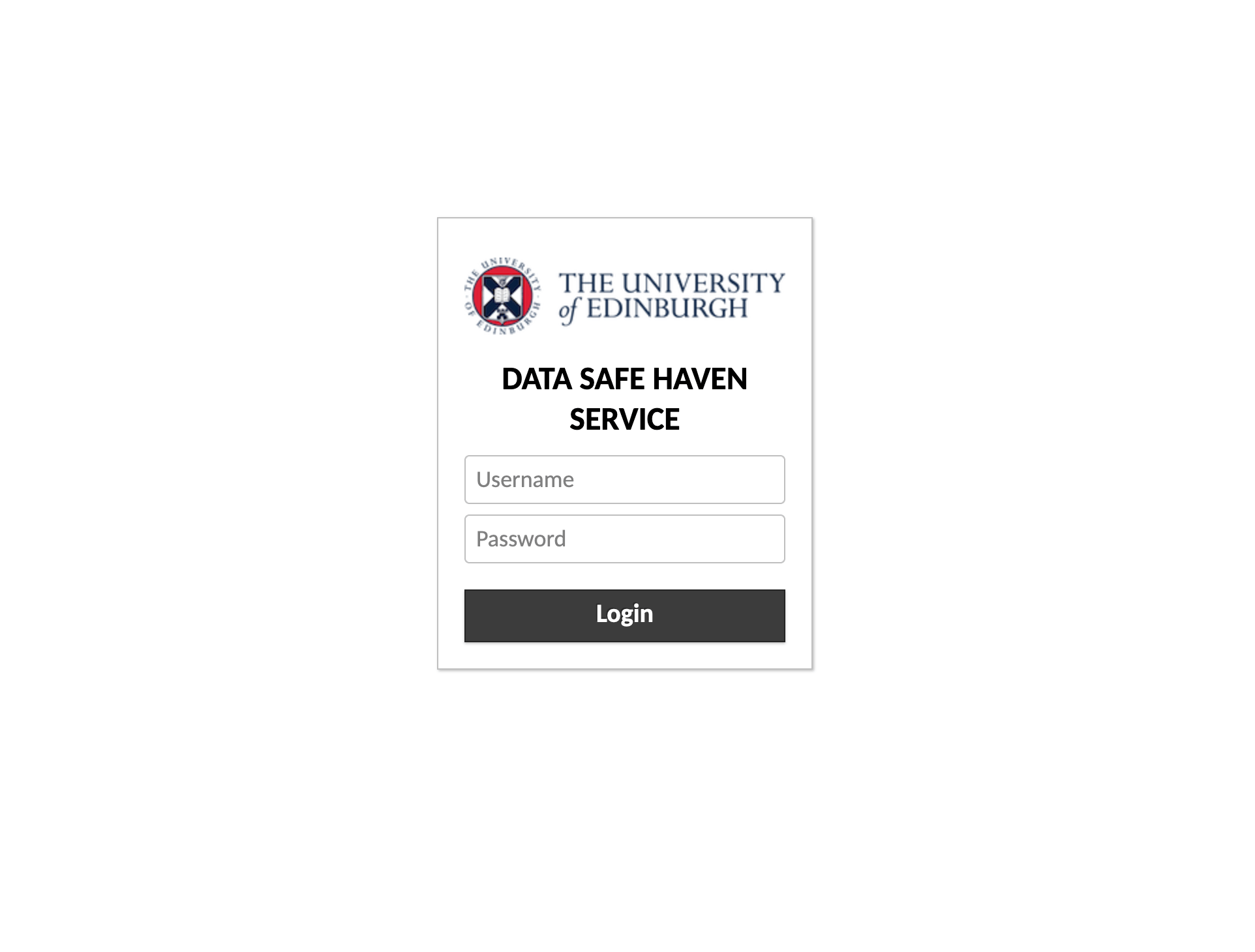 Safe Haven Access EIDF User Documentation
