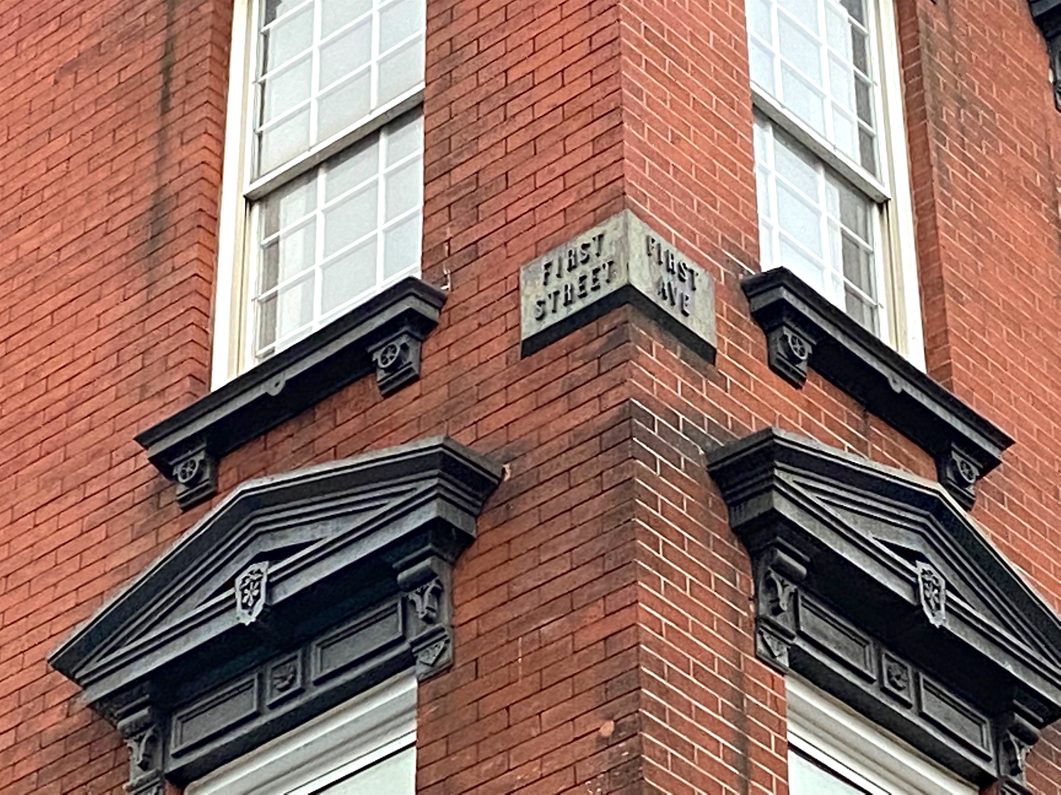 First Street and First Avenue Ephemeral New York