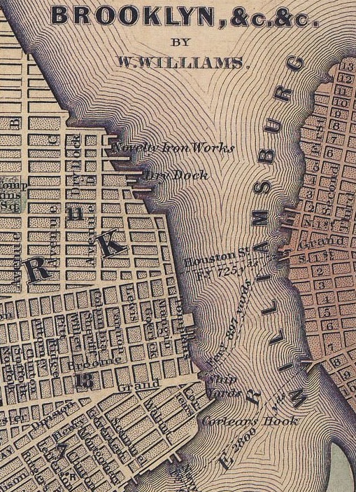 Williamsburg Maps Brooklyn Ephemeral New York
