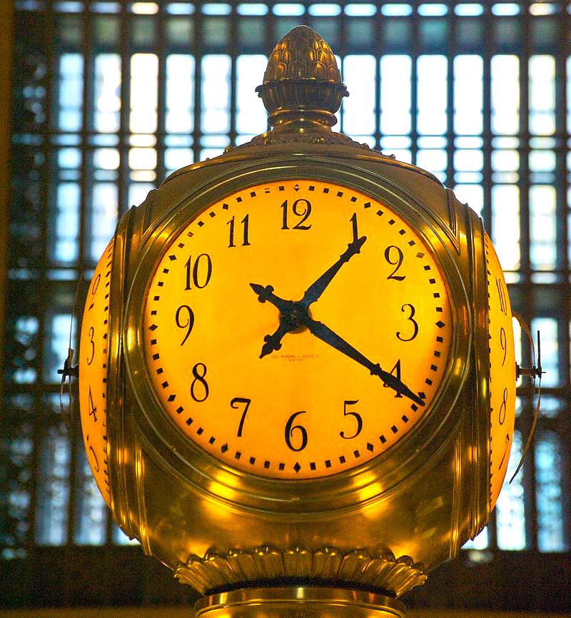 Tiffany clock Grand Central | Ephemeral New York