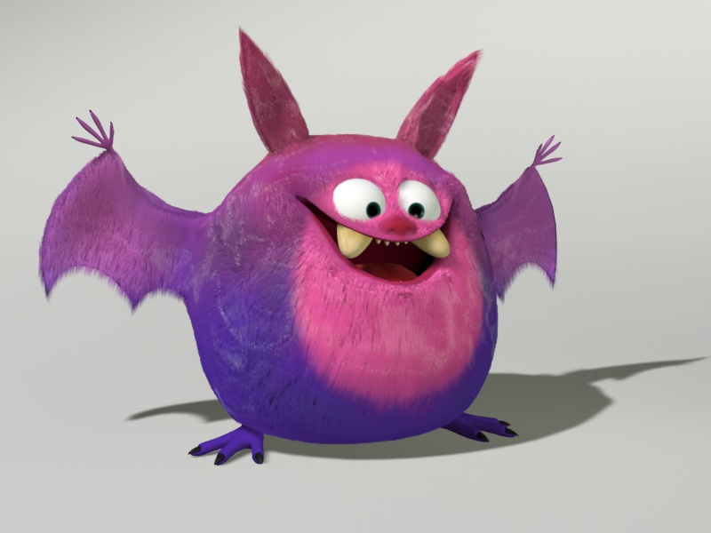 Furry Bat Character