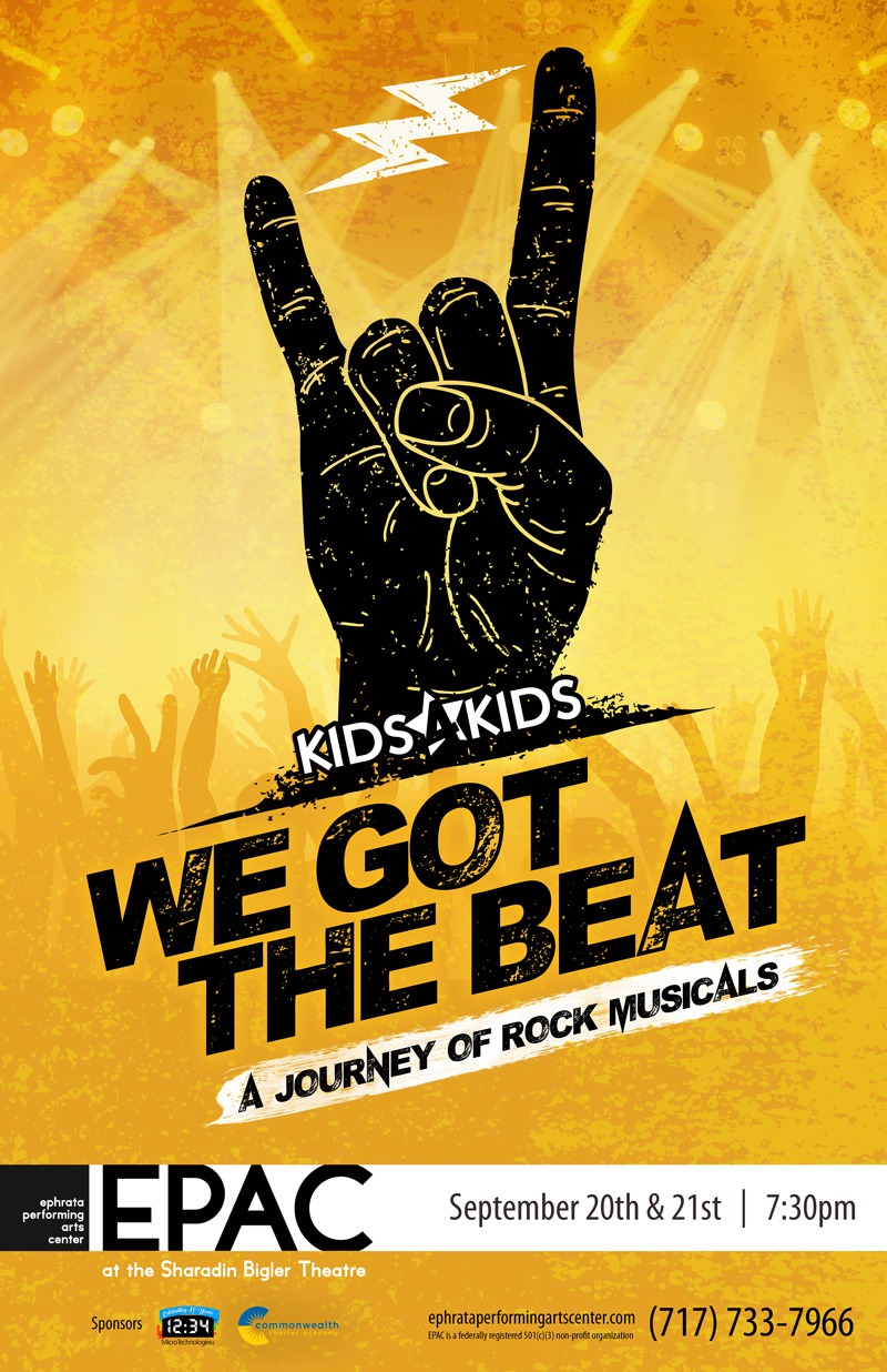 Young Artist Cabaret, "We Got The Beat" A Journey of Rock Musicals