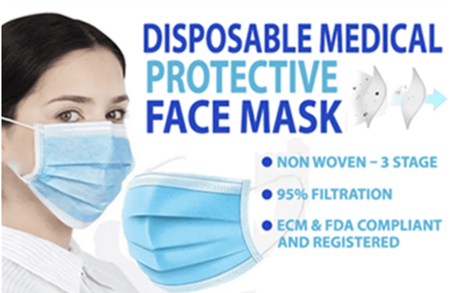 Disposable Medical Face Masks Epic Advertising Company