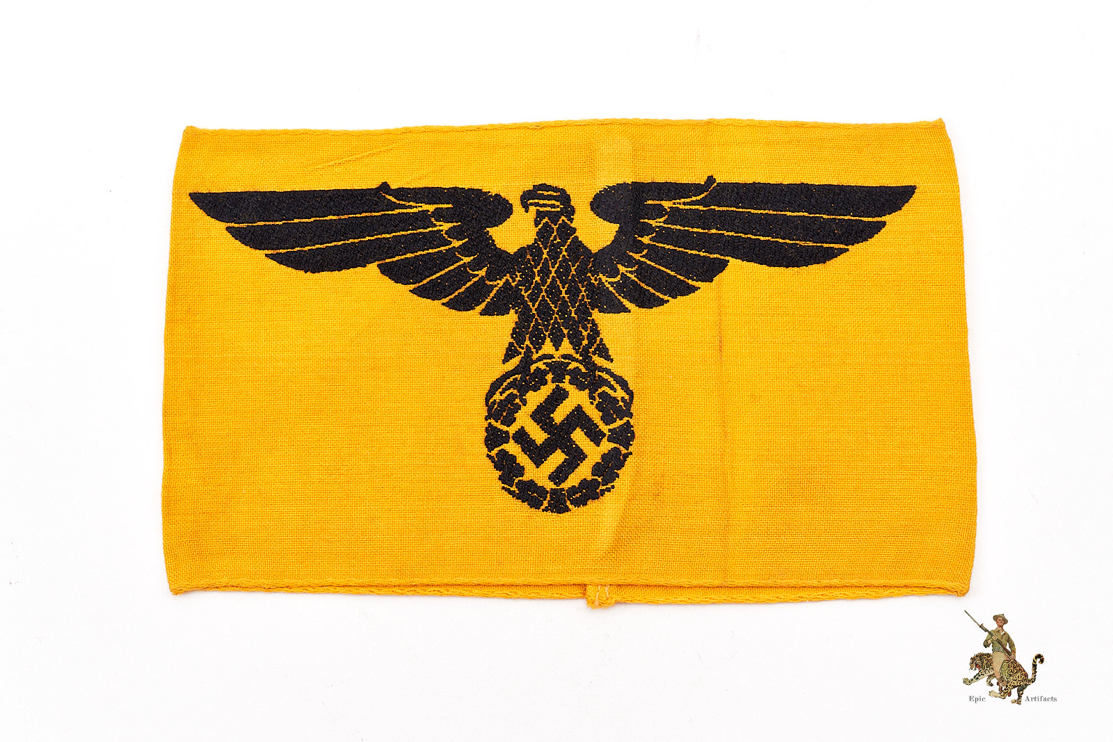 Yellow State Service Armband Epic Artifacts German WW2