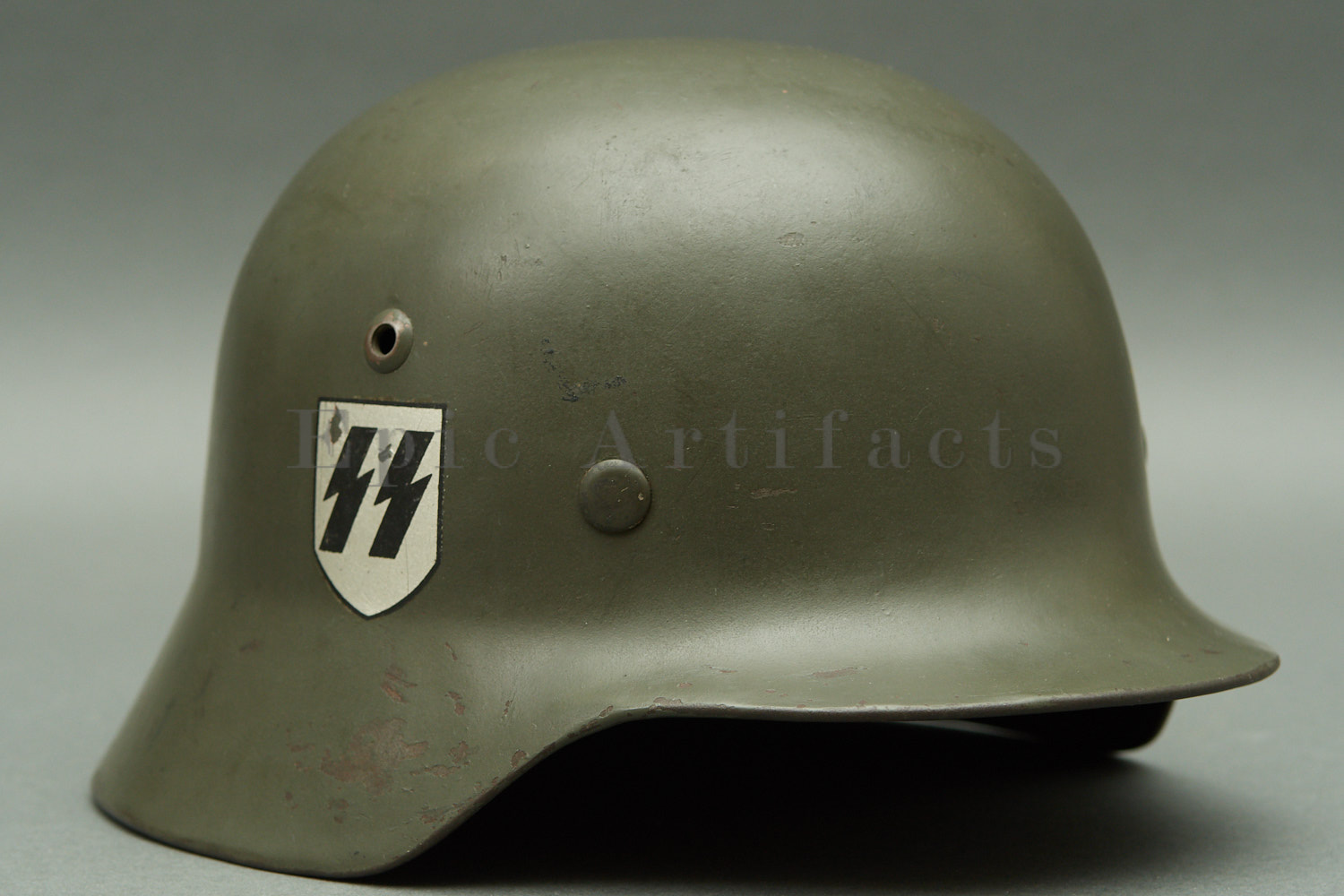 M35 SS Double Decal Helmet WAFFEN SS Helmet Epic Artifacts